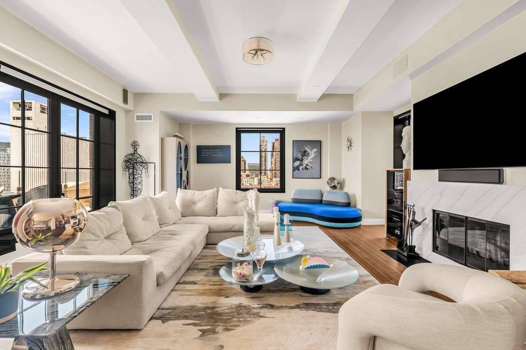 A Crown Jewel in the NYC Skyline PHD at Stella Tower Perched at the pinnacle of one of New York City s most iconic Art Deco condominiums, Penthouse D at ...