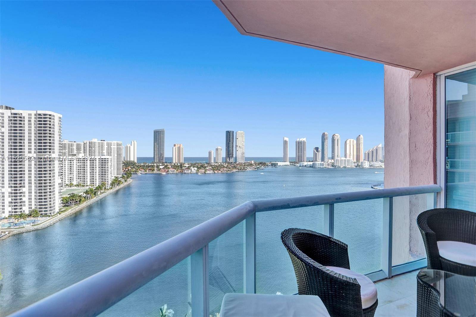 WOW ! ENTER THIS CONTEMPORARY RESIDENCE THRU SEMIPRIVATE ELEVATOR FOYER AND IMMEDIATELY AND THROUGHOUT SEE THE BEST PANORAMIC OCEAN ; BAY AND CITY VIEWS.