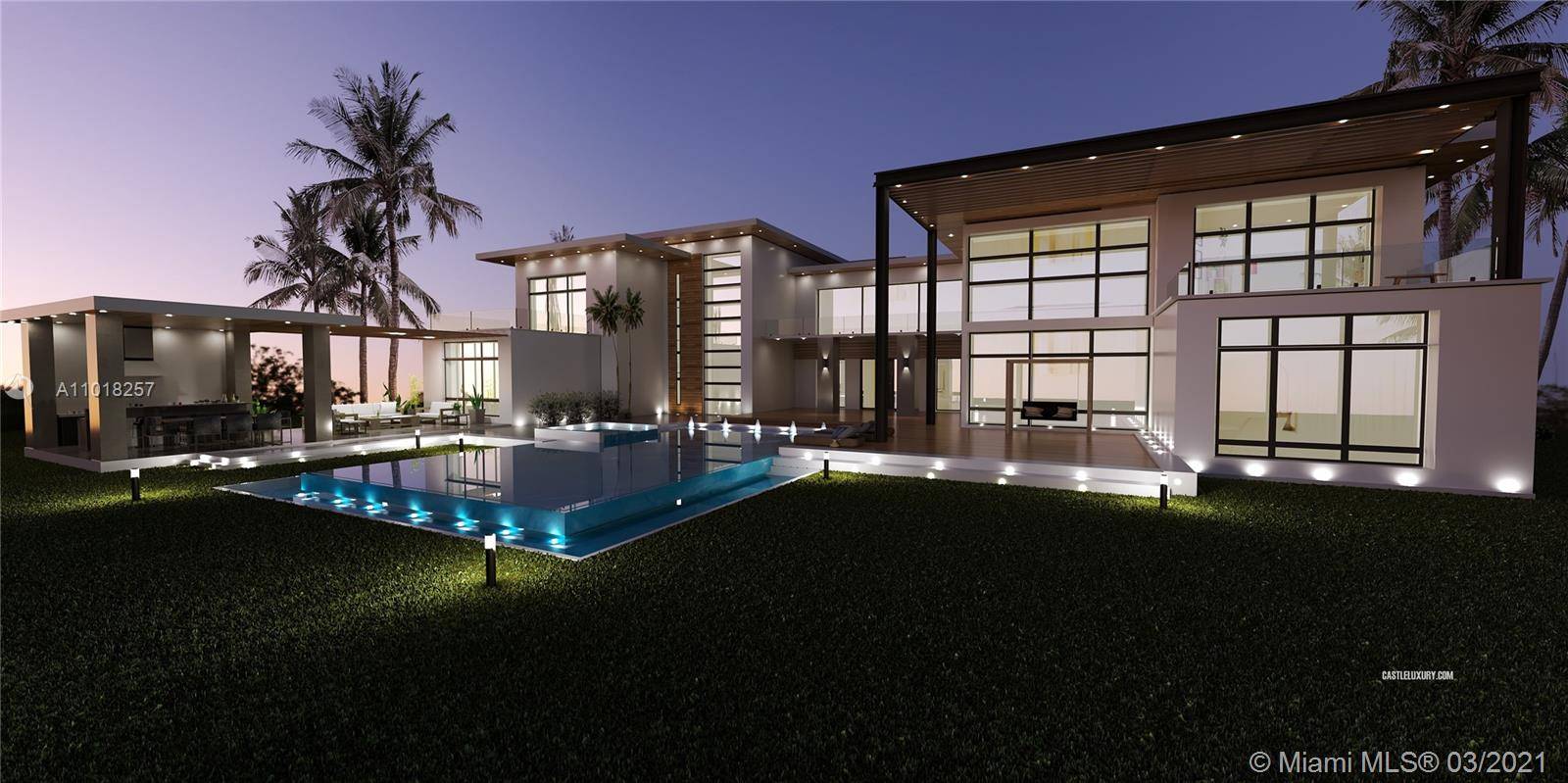 The Oasis is a spectacular masterpiece of contemporary architecture and design by Castle Luxury Homes.