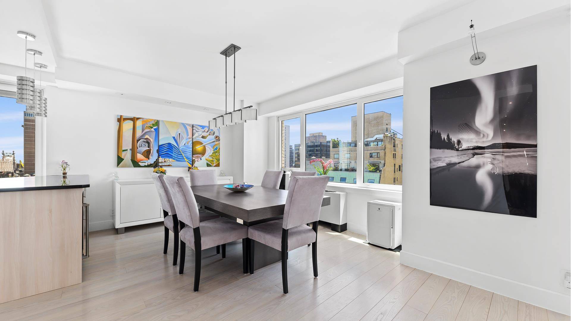 The pinnacle of light, luxury amp ; views await high above the city in this stunning, completely renovated highly sought out L line apartment.