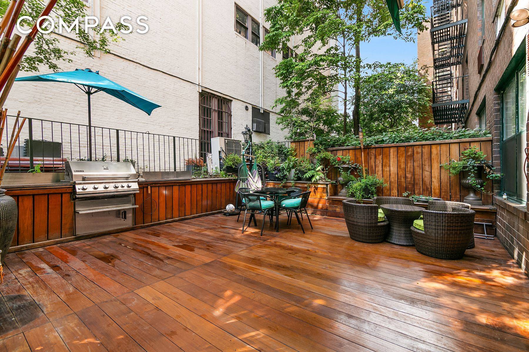 Prime West Village ! Completely renovated duplex home with your own private patio.