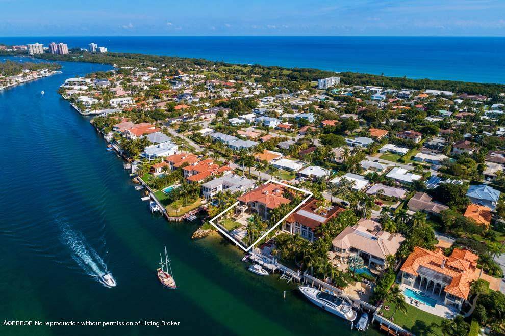 Boasting 90 feet of direct Intracoastal waterfrontage, 465 NE Spanish Trail, Boca Raton represents great waterfront living in the heart of South Florida.