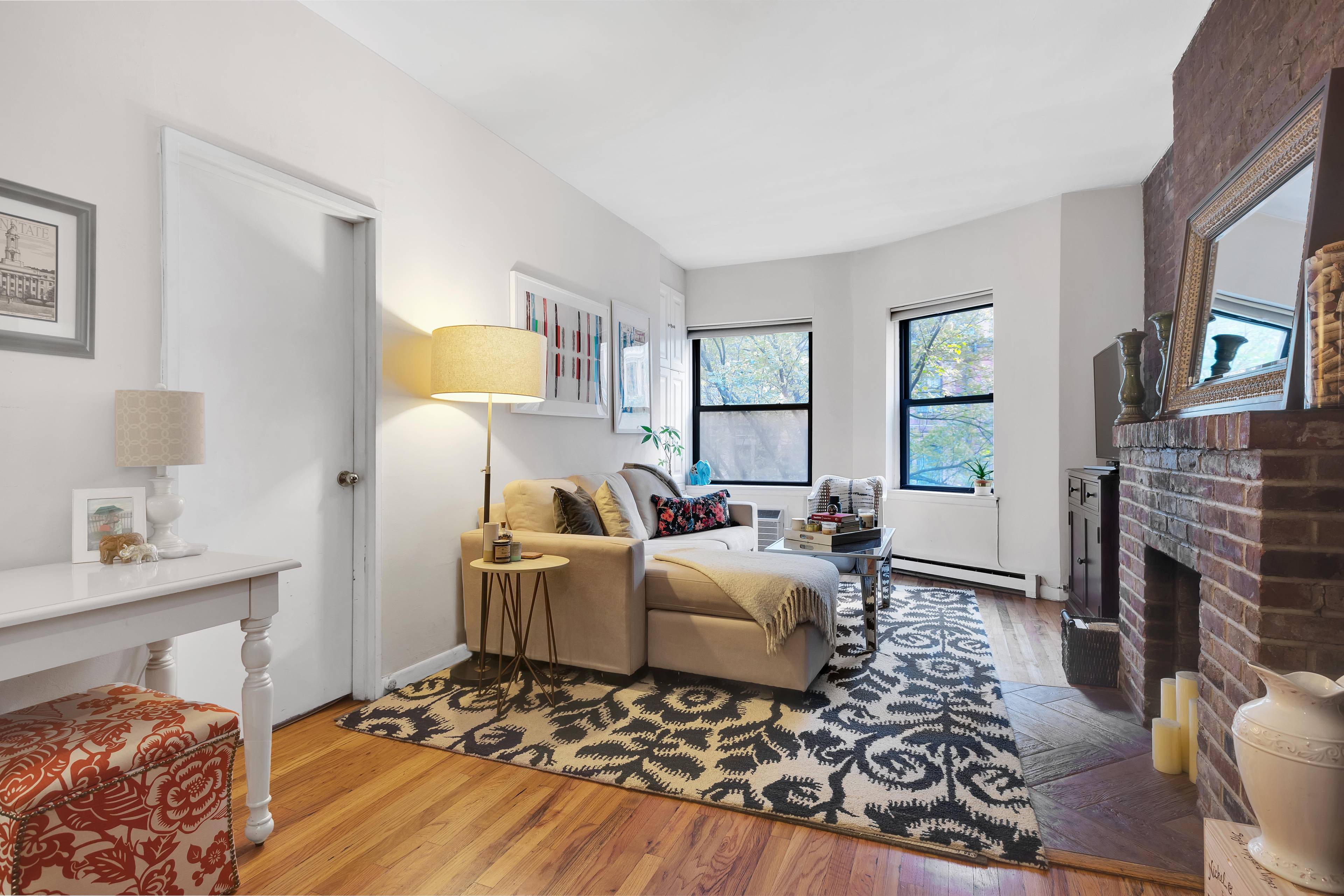Charming one bedroom in an elegant pre war brownstone, located on one of the most breathtaking tree lined blocks off Riverside Drive.