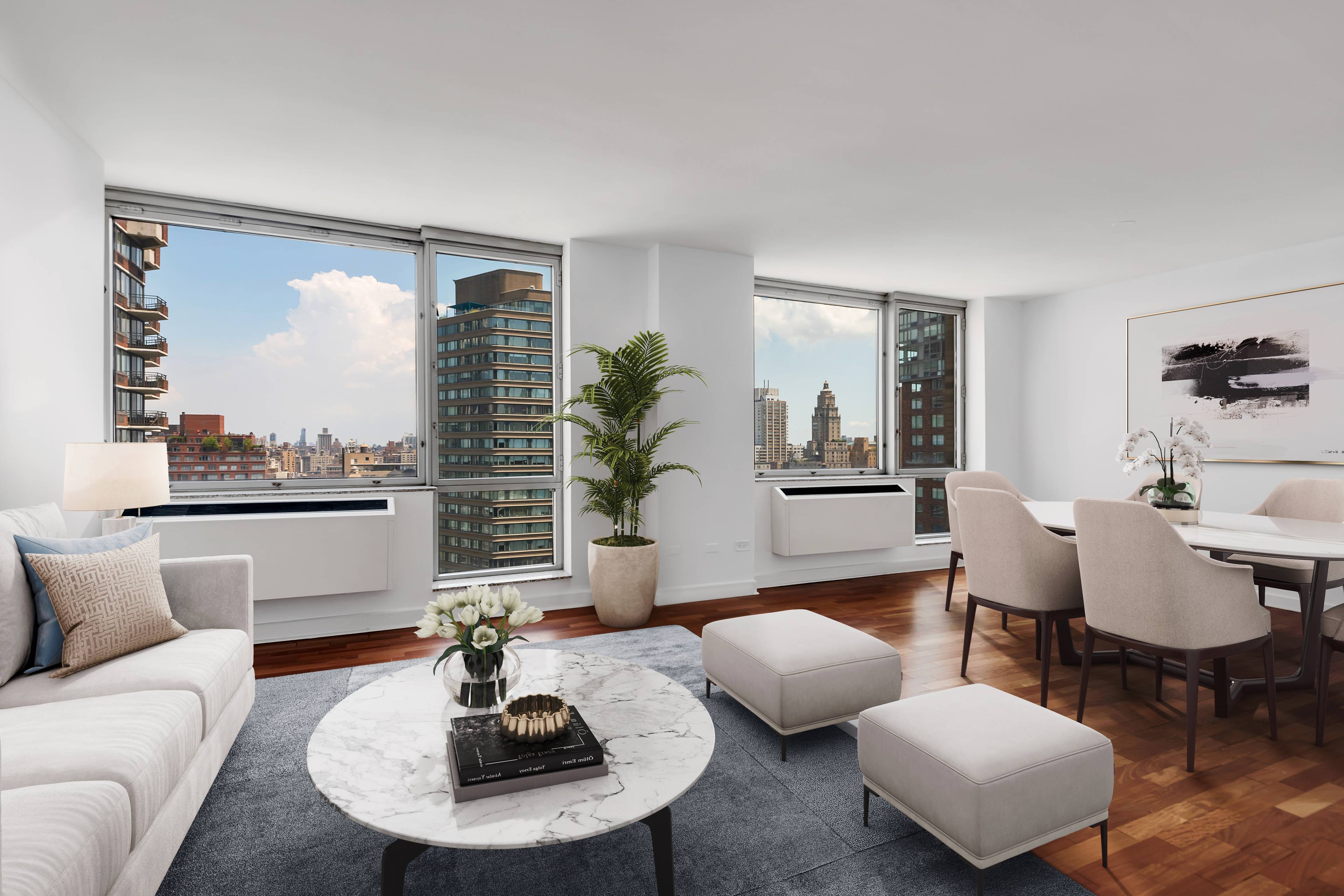 Welcome home to this fabulous one bedroom in one of the most highly desired residential condominiums on Manhattan's West Side.
