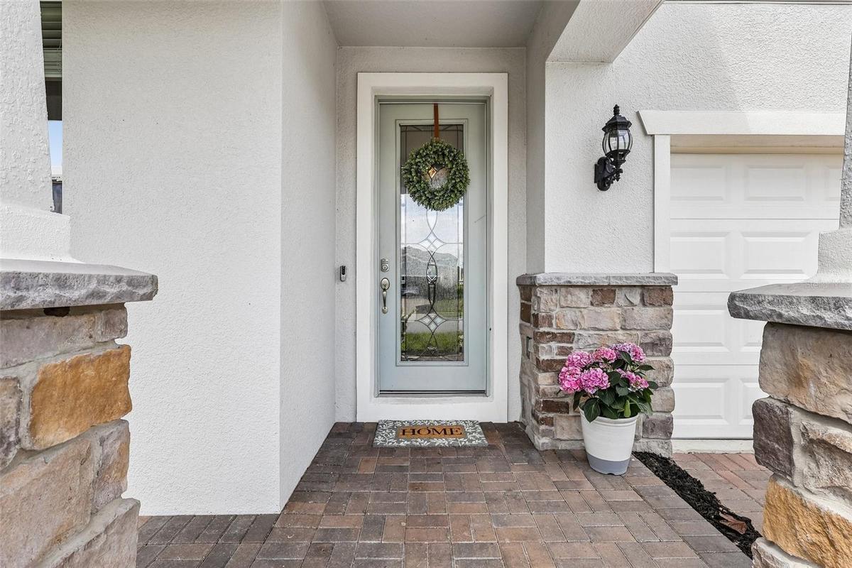 Paver Patio Entrance