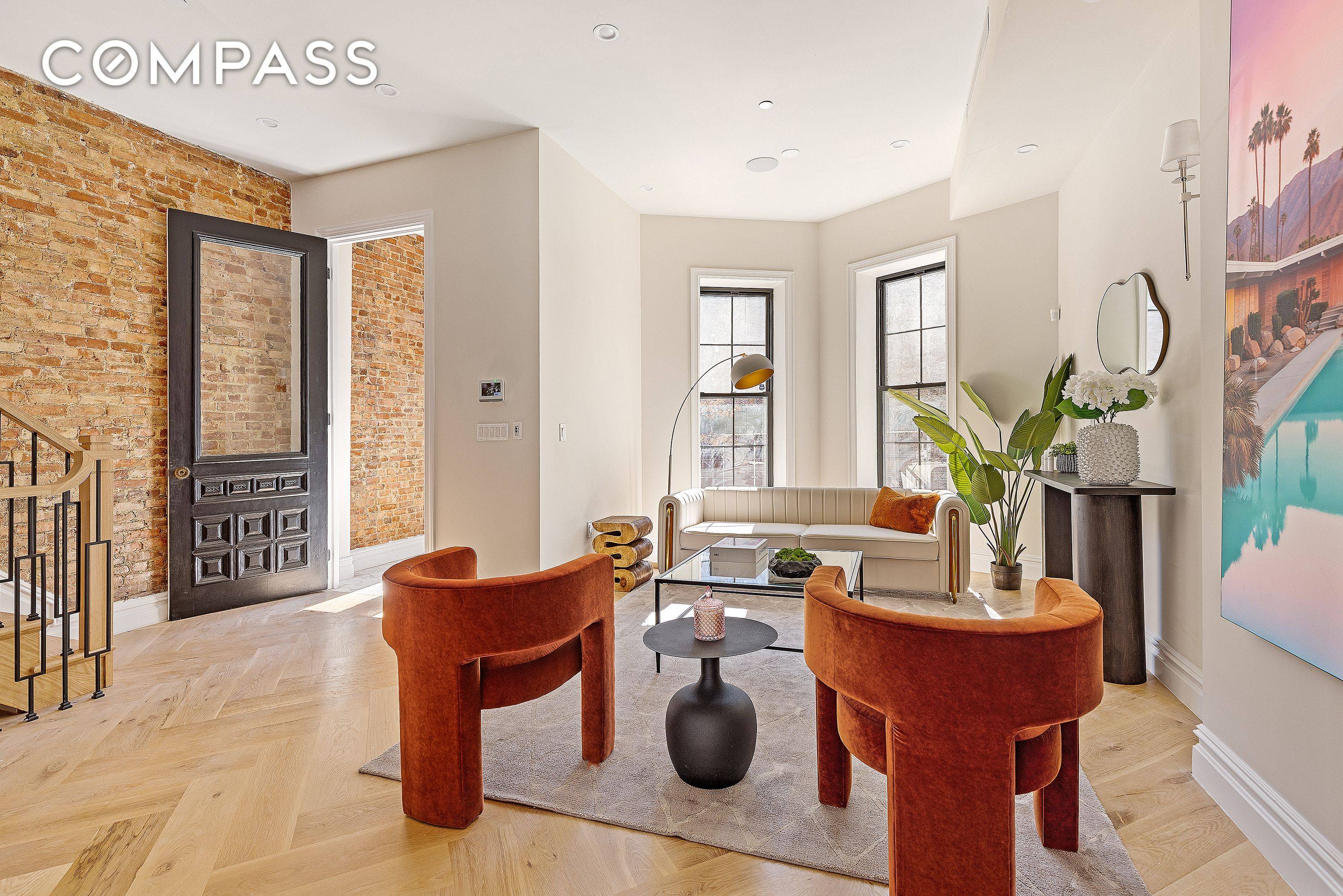 609 Putnam Ave is a rare 20 ft x 45 ft 4 story Brownstone nestled on a quintessential Brownstone block in Brooklyn.