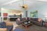 Primary living area with open concept to kitchen