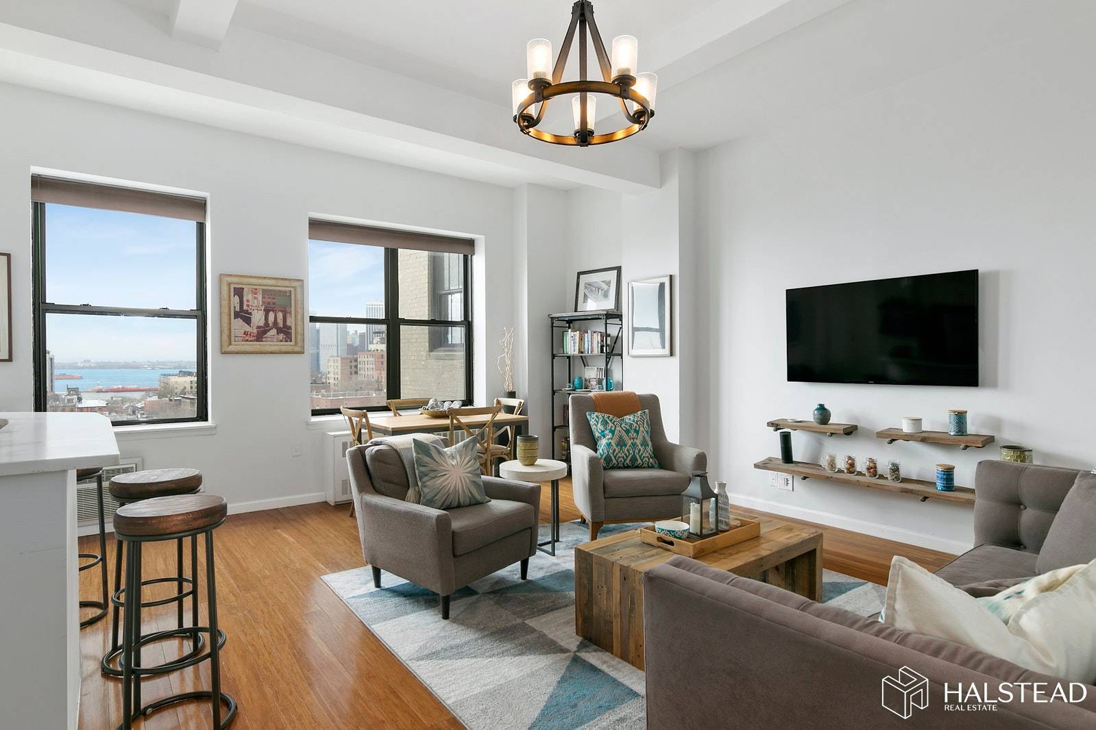 Prepare yourself for stunning open western views of lower Manhattan and the Statute of Liberty in this updated One Bedroom jewel in the heart of Brooklyn Heights.