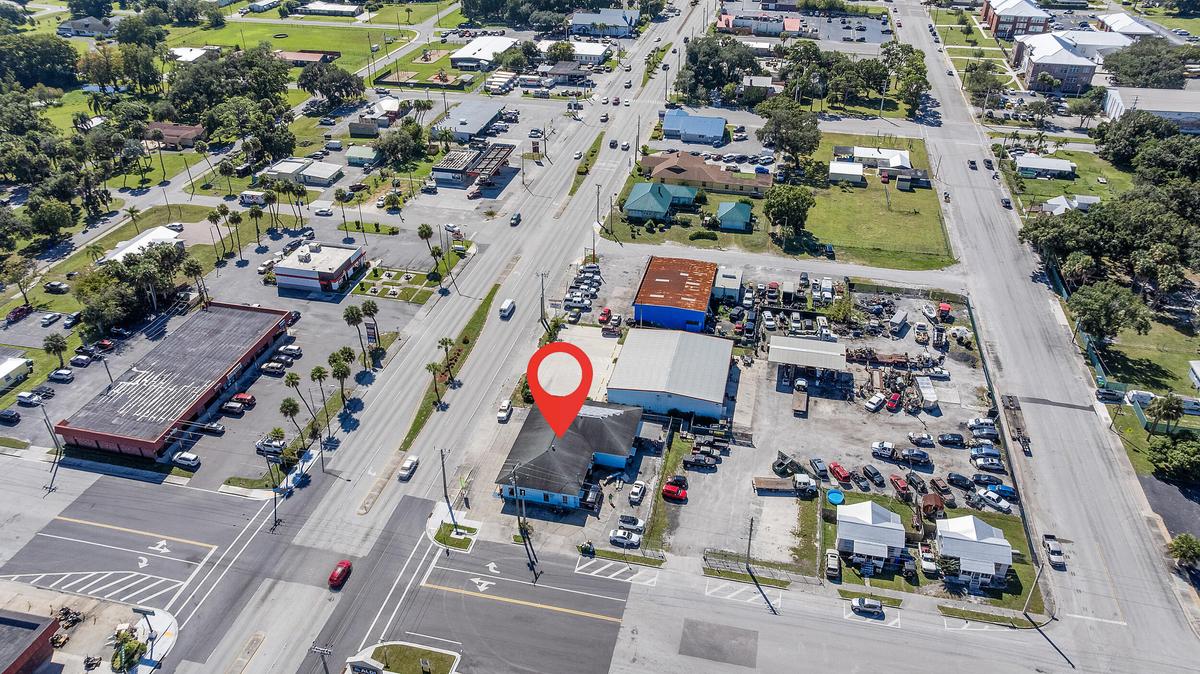 Aerial View of Building