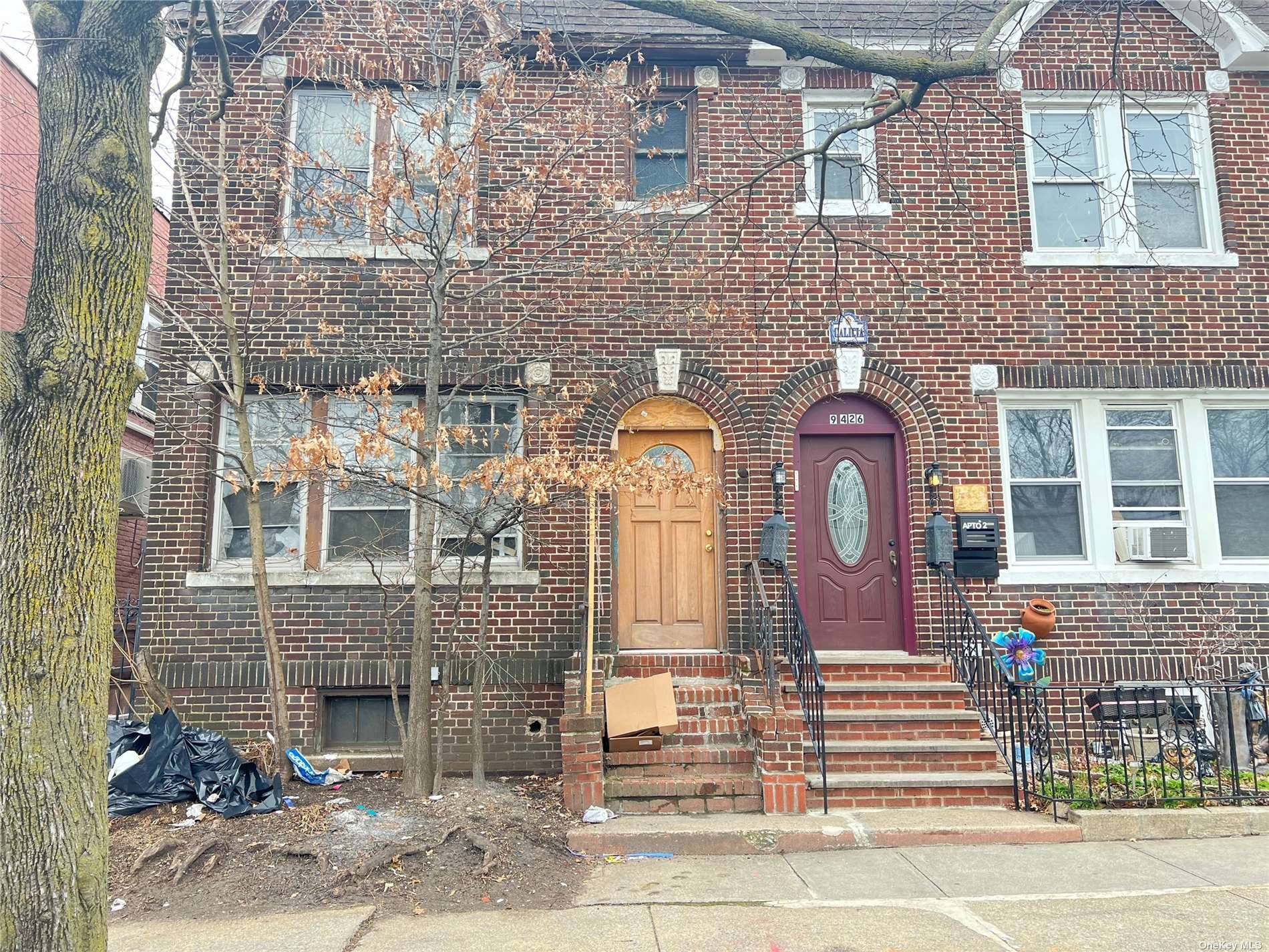 Legal 3 family, presently has one gas meter, complete renovation needed, house fully gutted, no kitchens, bathrooms exist, cannot qualify for mortgage.