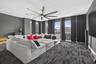MOVIE THEATER WITH AUTENTIC MOVIE THEATER CARPET