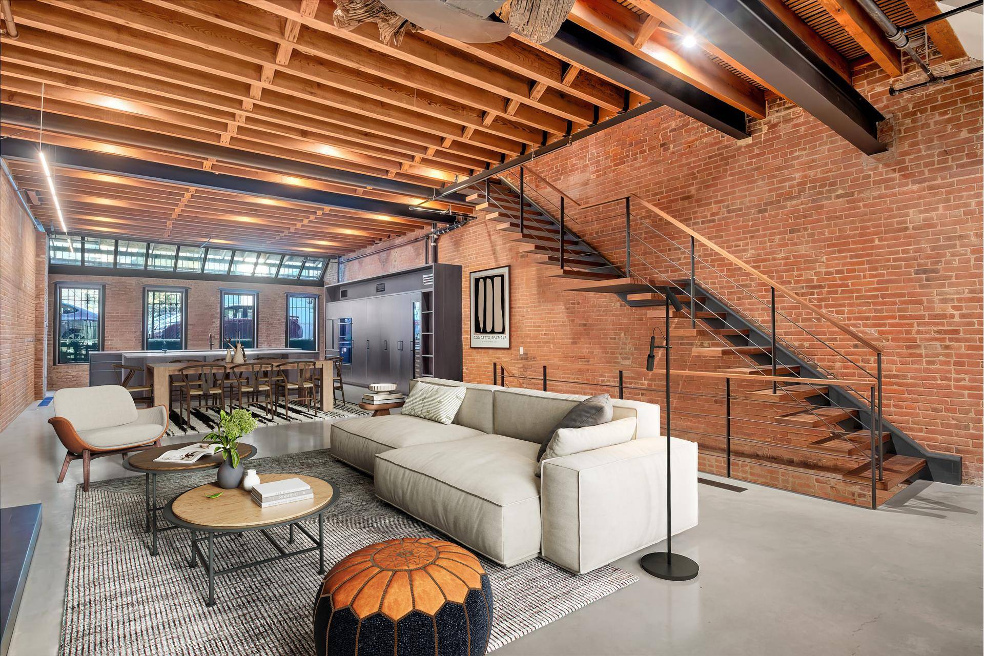 Welcome home to this expansive 5100 square foot triplex in prime Hudson Square.