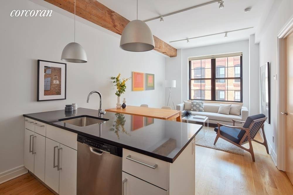 Spacious and quiet, bedroom home office 2 full bath in a luxury building steps away from the gorgeous DUMBO waterfront.