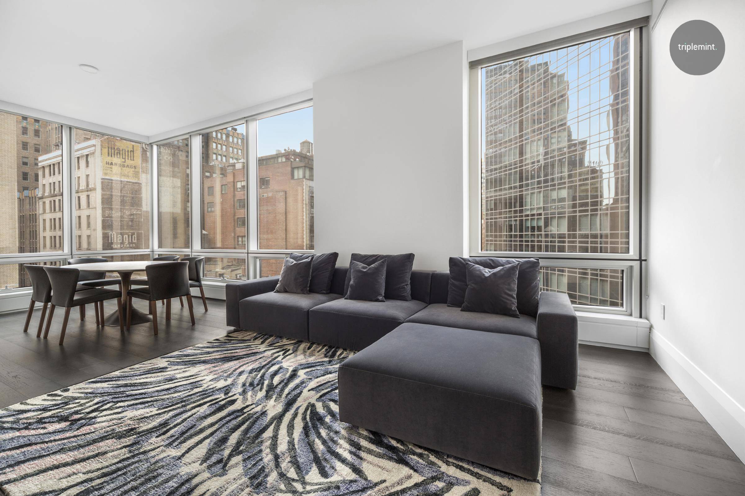 Apartment 7A at 172 Madison Avenue is one of the most impressive furnished luxury residences currently offered in Manhattan.
