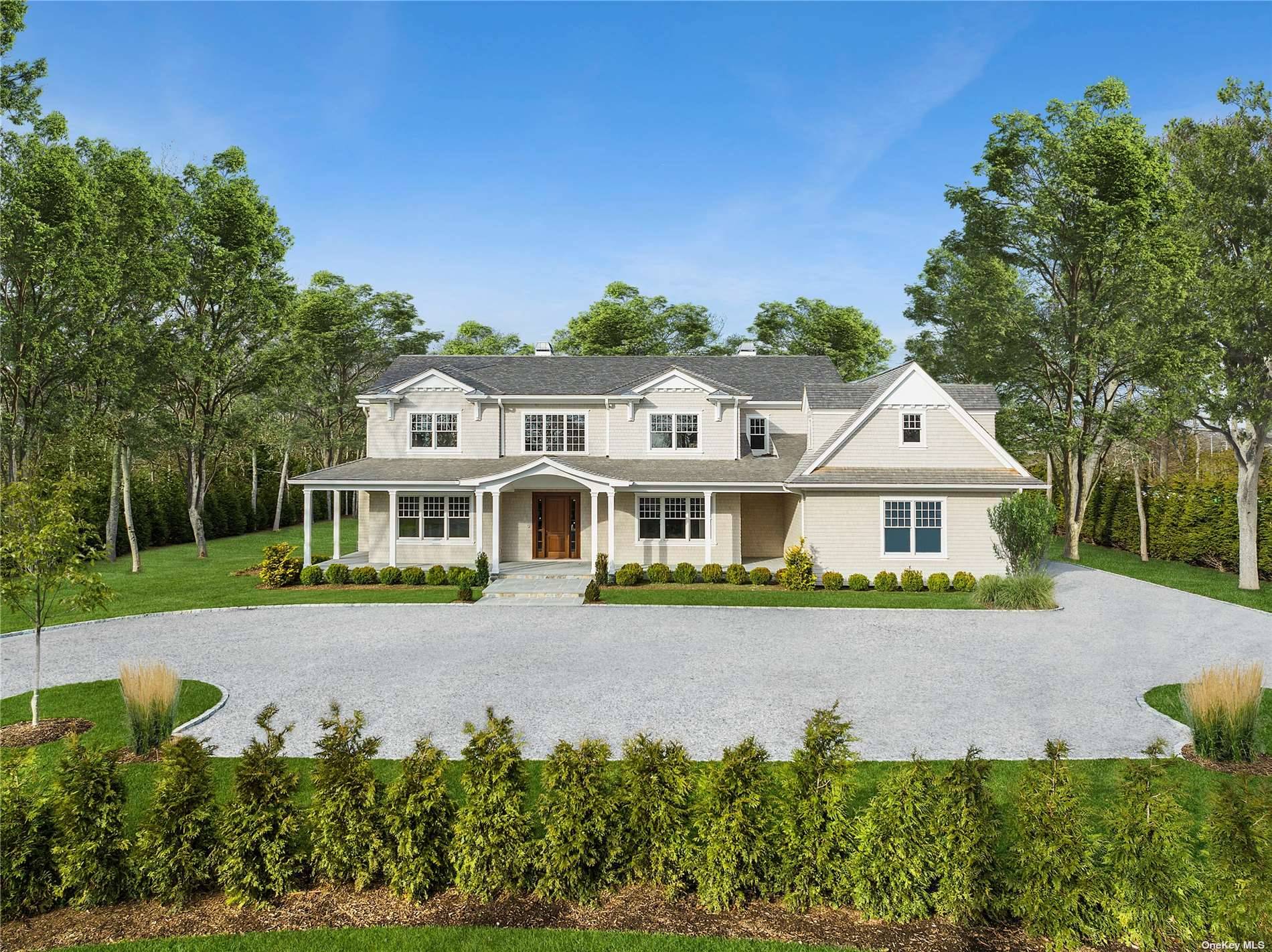 Introducing an exquisite new construction in the highly sought after village of Quogue.