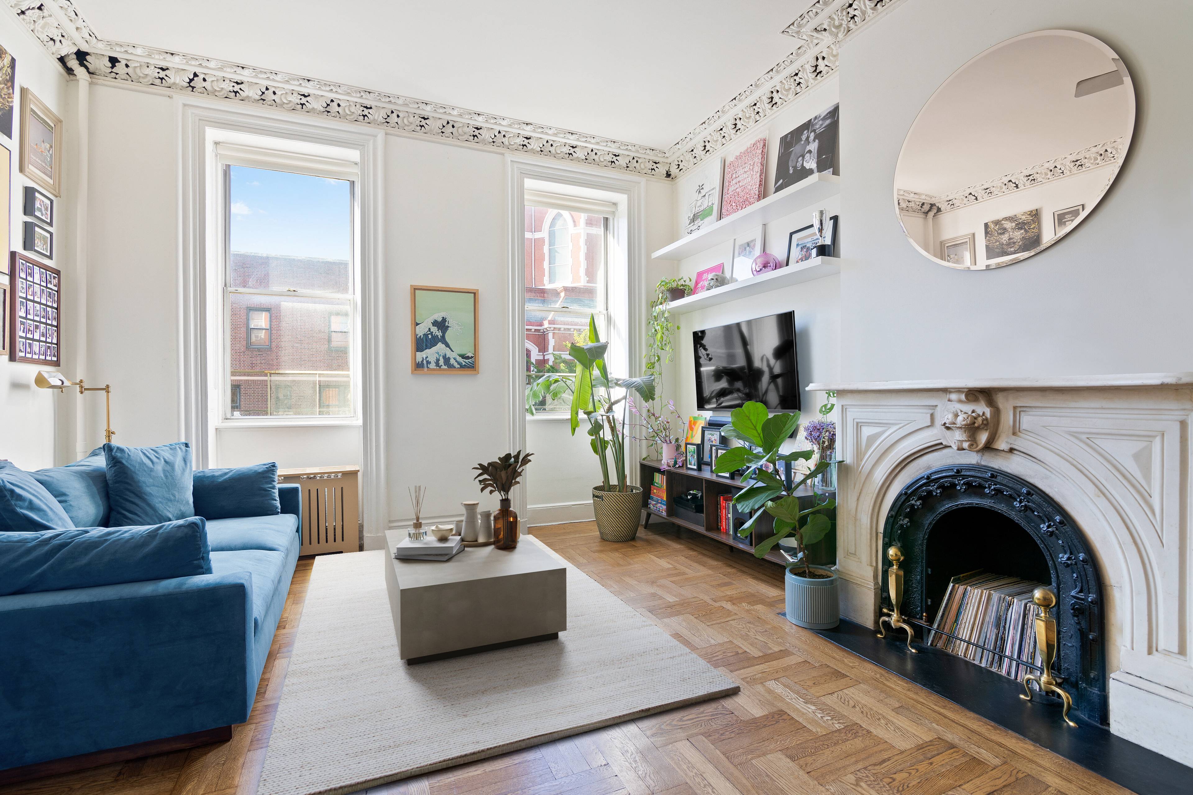 An enchanting Carroll Gardens co op with a private backyard, this rarely available 2 bedroom, 1 bathroom home is the quintessence of quaint Brooklyn charm.