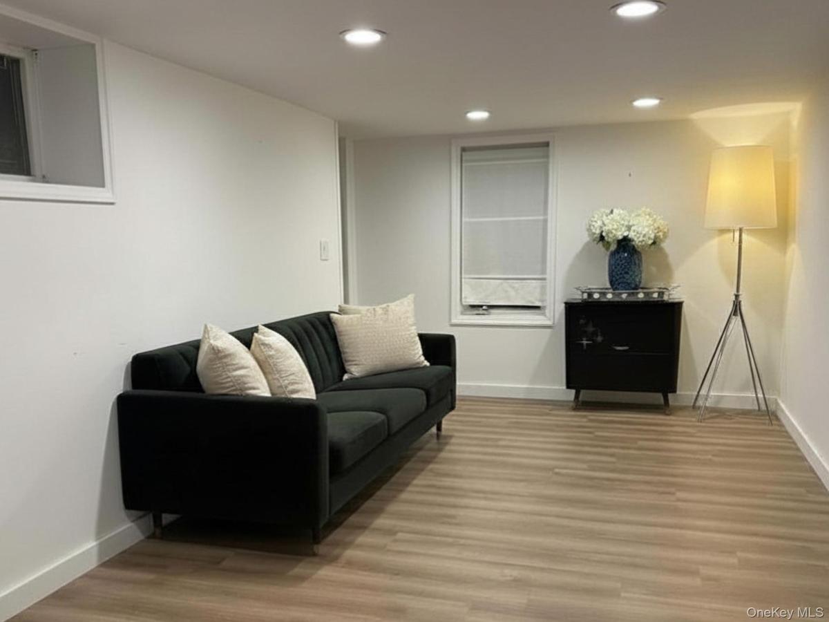 Finished walk out, ground level basement.