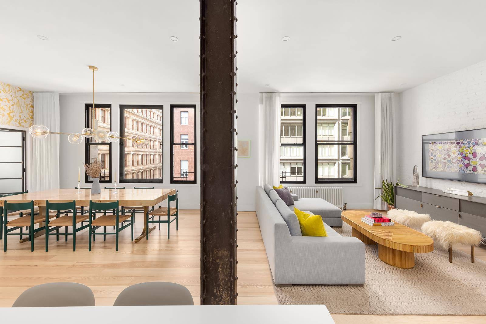 Welcome to Residence 4A at 366 Broadway a prestigious haven within the esteemed Collect Pond House in Tribeca.