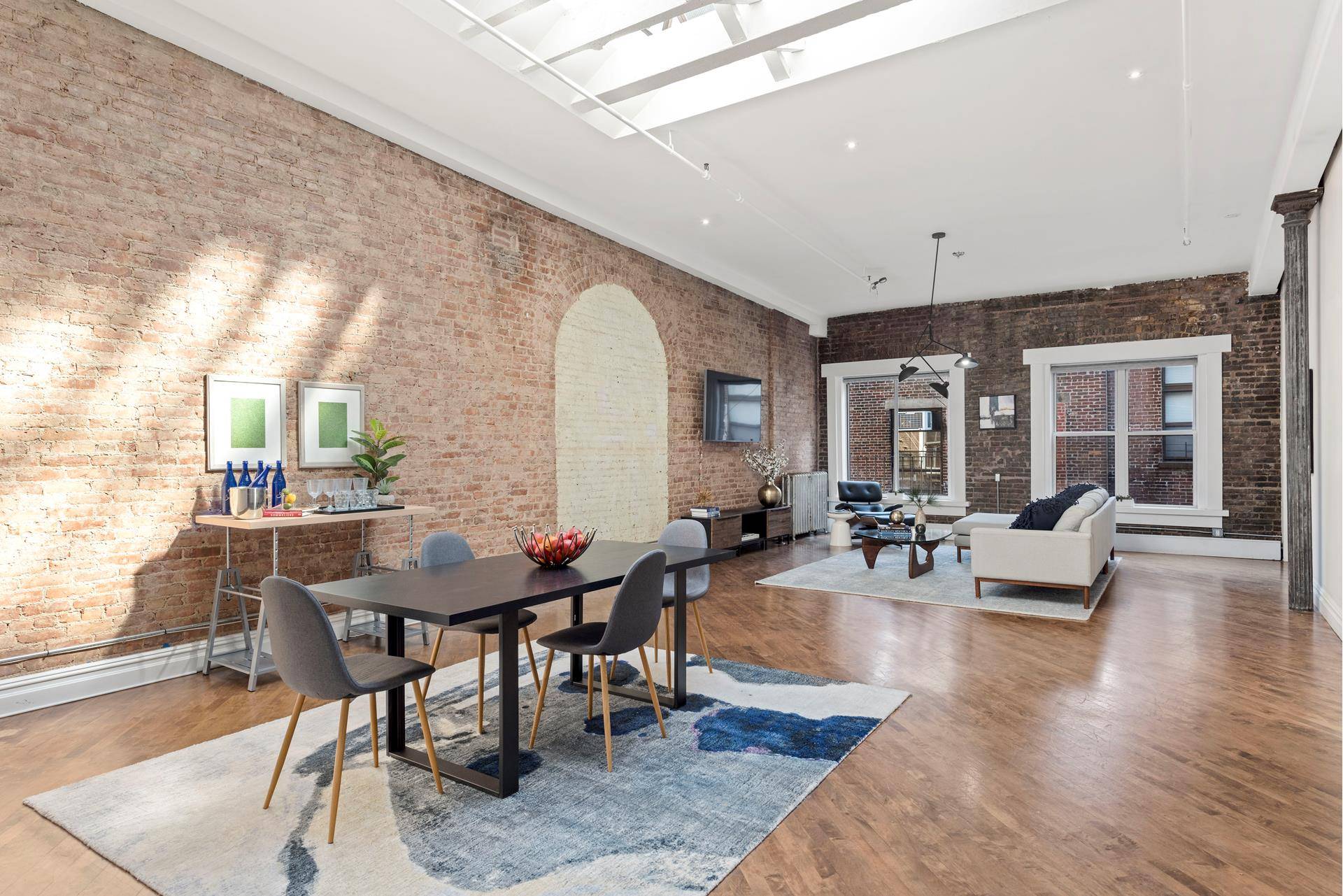 Quiet quintessential downtown loft in the heart of Tribeca with a private roof and potential for build out.
