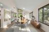 virtually staged dining room and sitting area