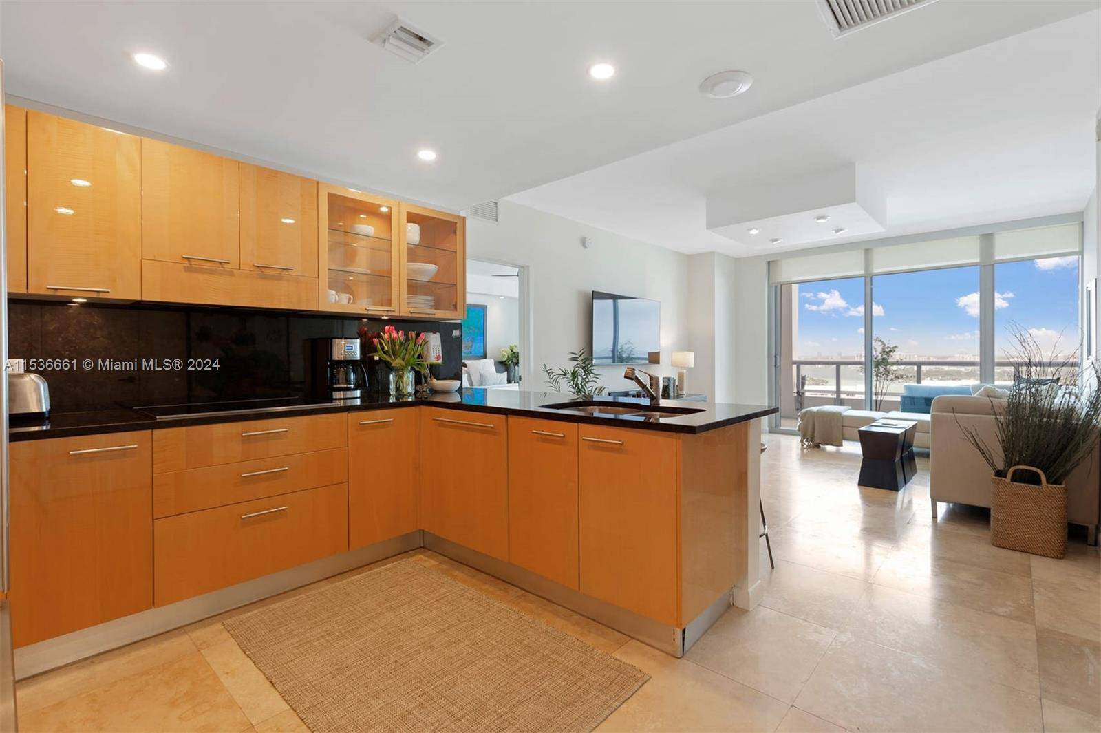 Enjoy this penthouse residence with an oversized terrace and split floor plan.