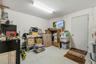 This is the oversized additional room for storage just inside the garage