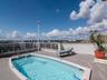 Rooftop pool and lounge area