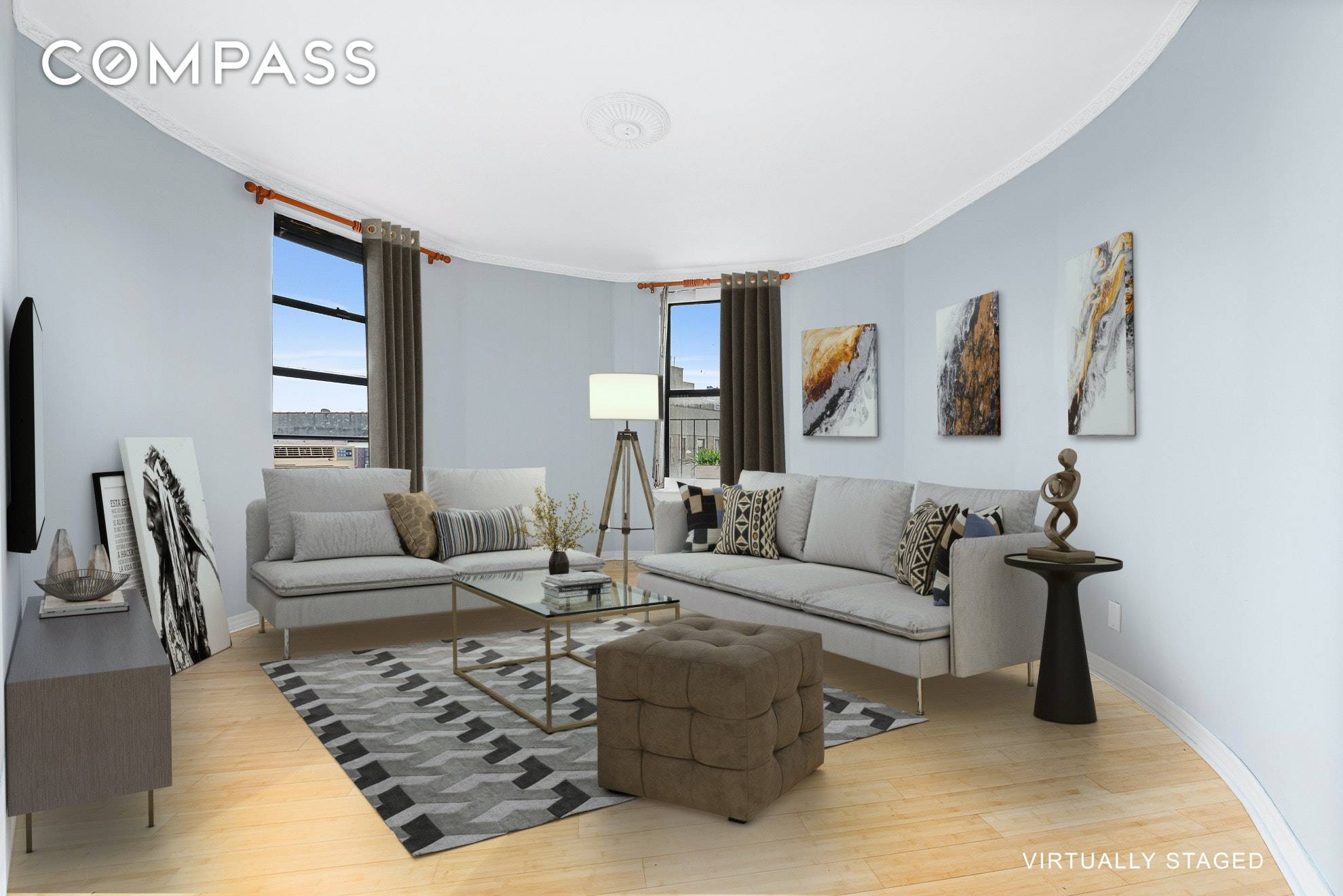 Major Price Reduction and showing by appointment Situated 4 blocks north of Central Park is a beautiful and unique corner 1 bedroom apartment on the top floor with amazing natural ...