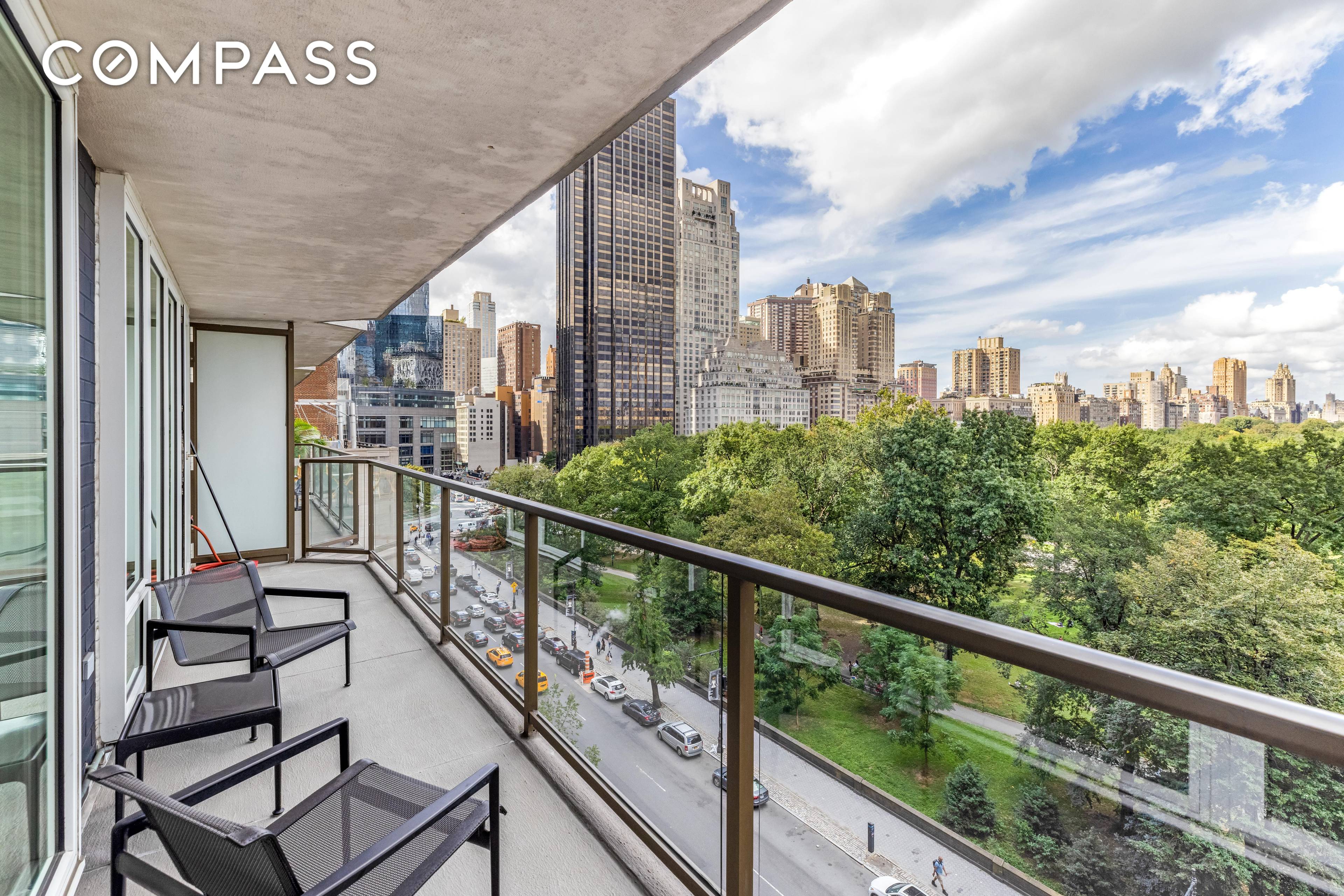 Central Park becomes your daily backdrop and personal playground in this breathtaking two bedroom, two and a half bathroom Central Park South residence beautifully reimagined by Stuart Parr Design.