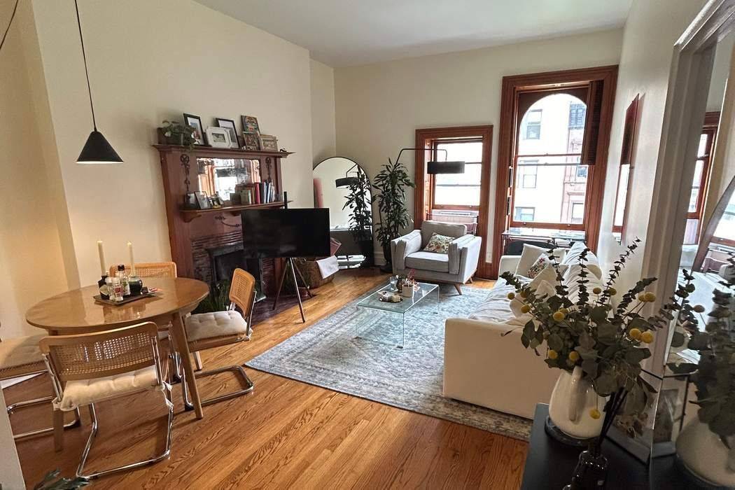 Beautifully renovated large one bedroom apartment in elegant 23 foot wide townhouse with just steps to Central Park West.