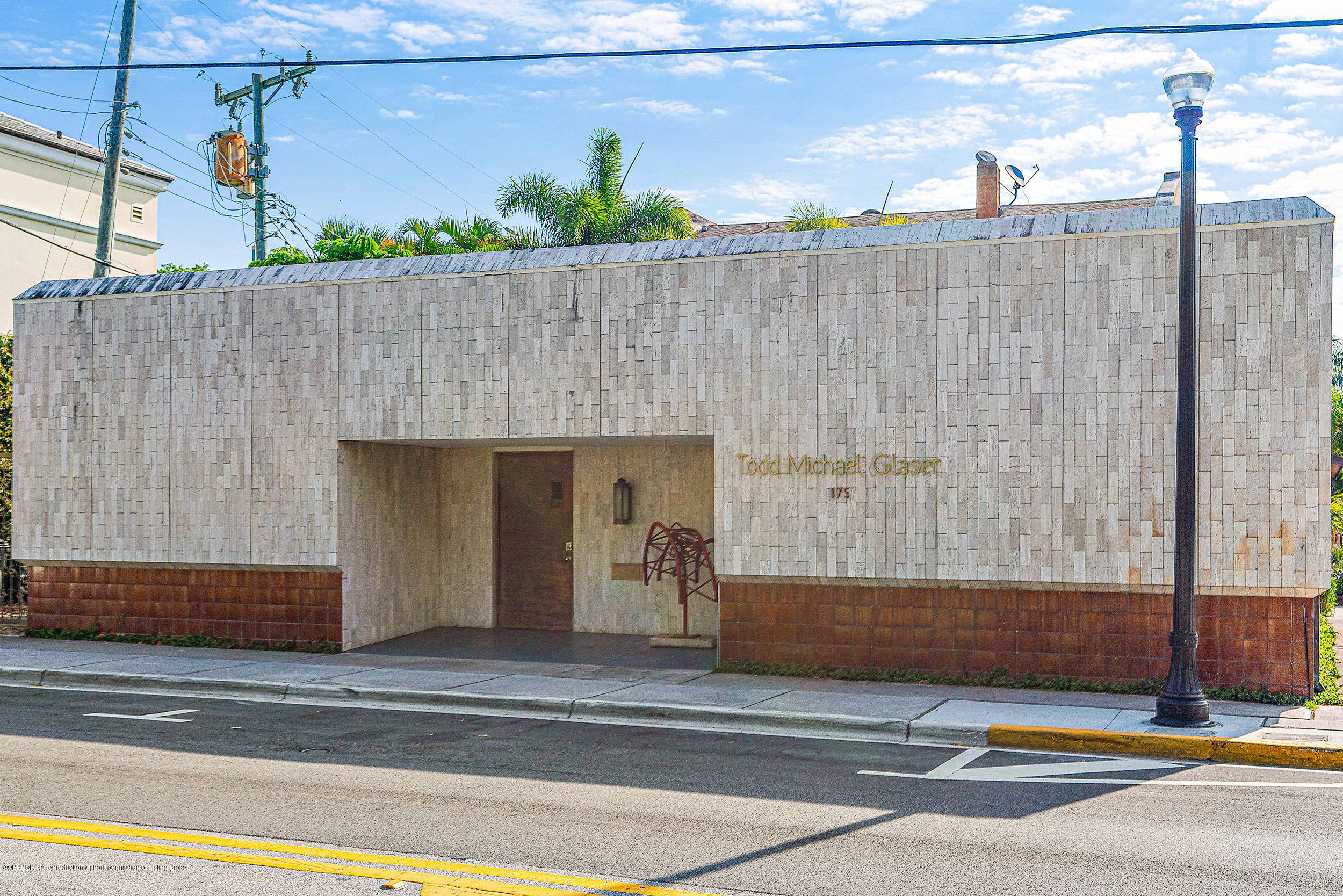One of a kind 2, 100 SF live work building available for immediate occupancy in the heart of Palm Beach.