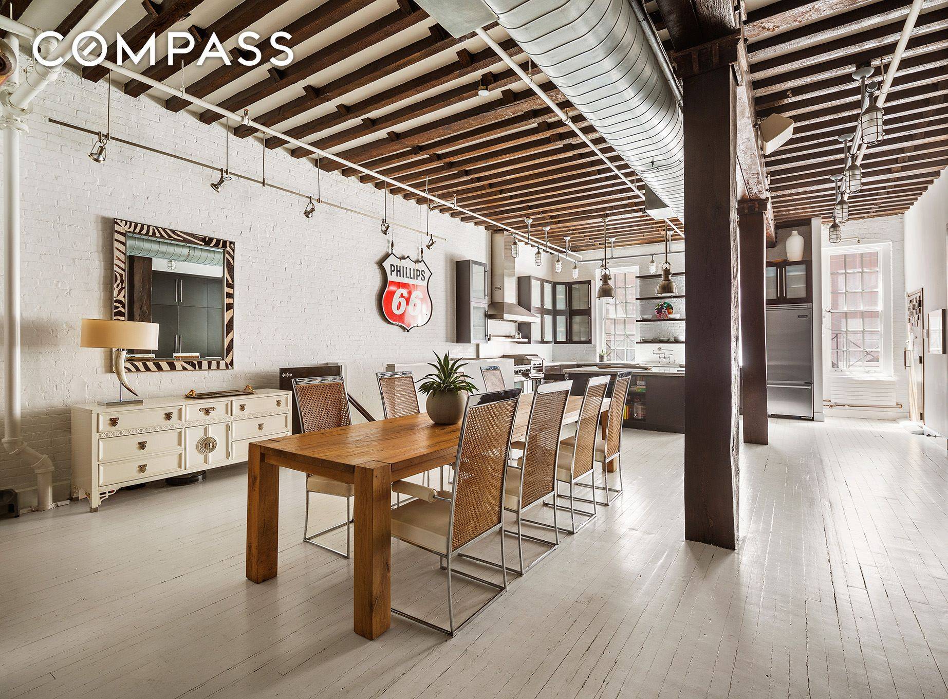 A genuine loft situated on a picturesque cobblestone street in TriBeCa's Historic District, Residence 2 at 18 Desbrosses Street is a two bedroom full floor home with 12 ceilings and ...