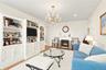 Living Rom showcasing Entertainment Center