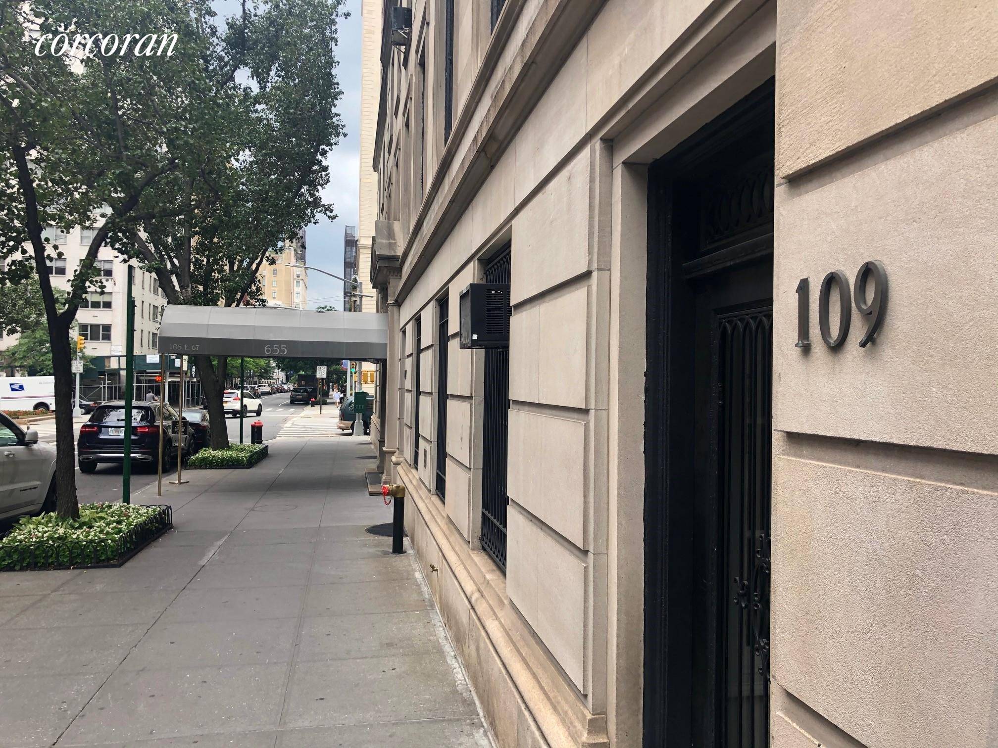 Prime Lenox Hill medical office now available at 109 East 67th Street at the corner of Park Avenue.