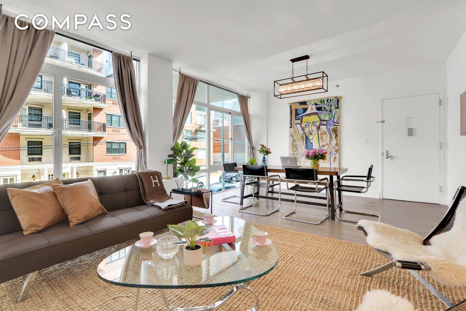 Welcome home to a spacious modern two bedroom easily convertible to three luxury apartment with two full bathrooms and ample closet space in the unique boutique building located in the ...
