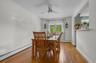 Dining room with hardwood floors