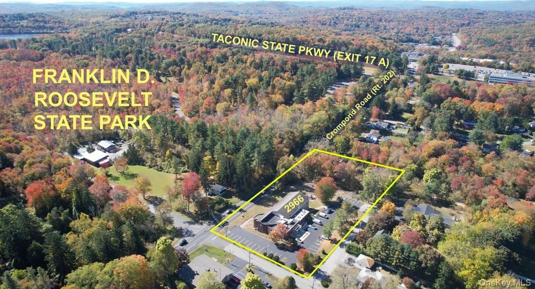 View of property location with a Franklin D. Roosevelt Park and property parcel outlined