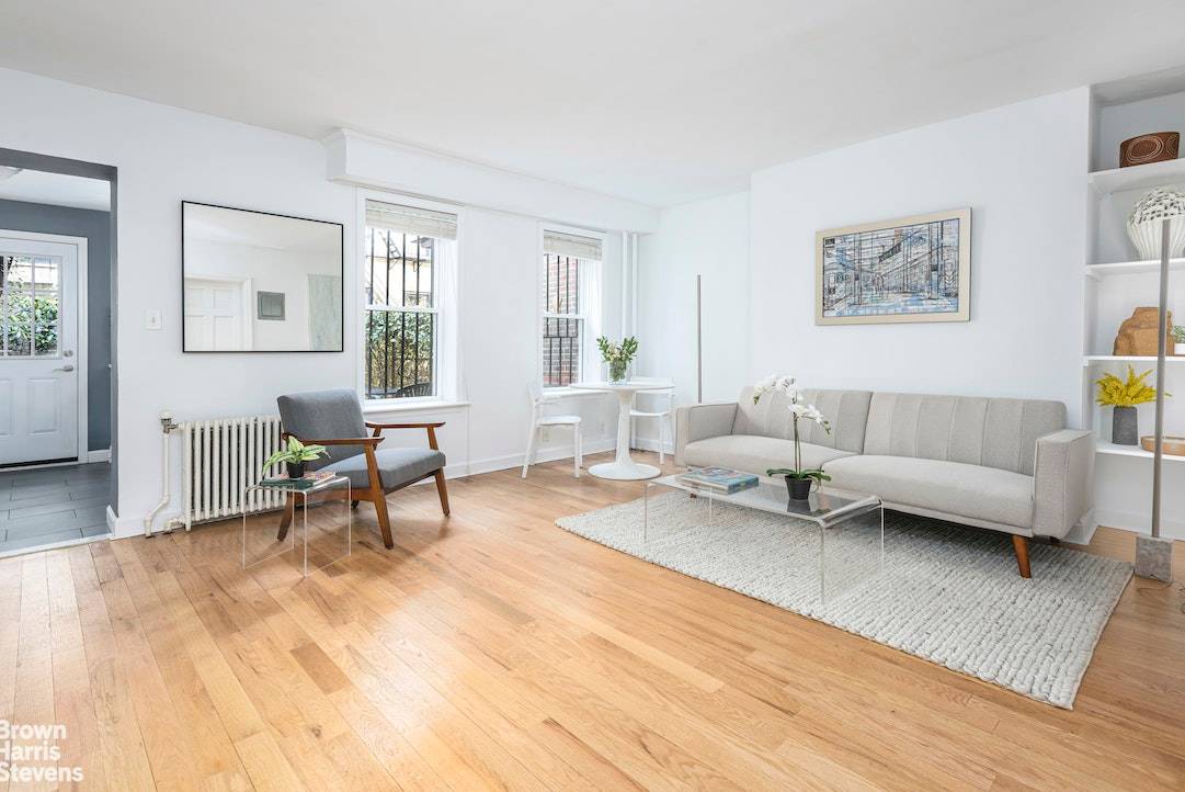Private garden oasis in a beautiful brownstone on a lush tree lined street a stone's throw from Prospect Park.