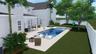 Rendering: Plenty of space for a pool!!