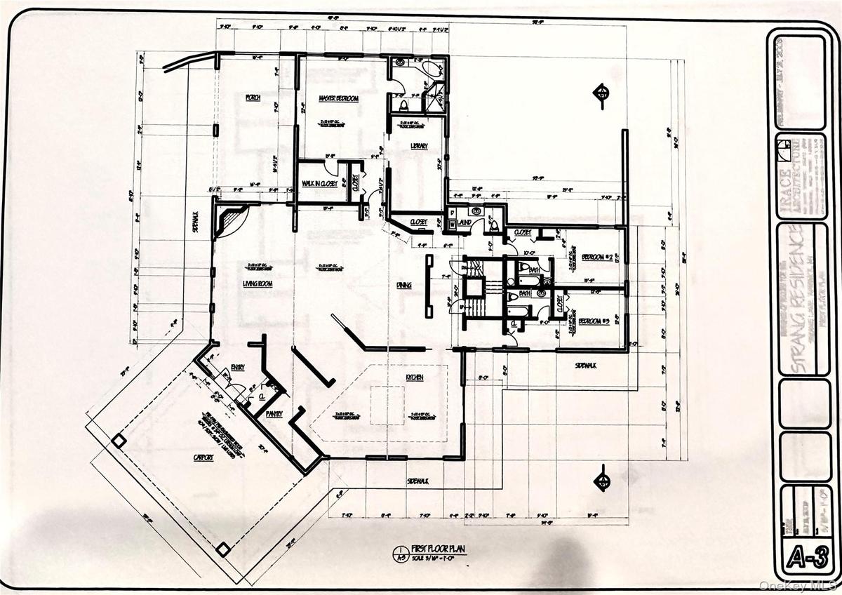 FLOOR 1 - This home is designed for one-level living with expansion options for both the second floor and lower level.