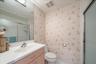 THIS IS THE FULL BATHROOM that's in the laundry room! Also functions as a pool bath (one of 2 pool baths!!)