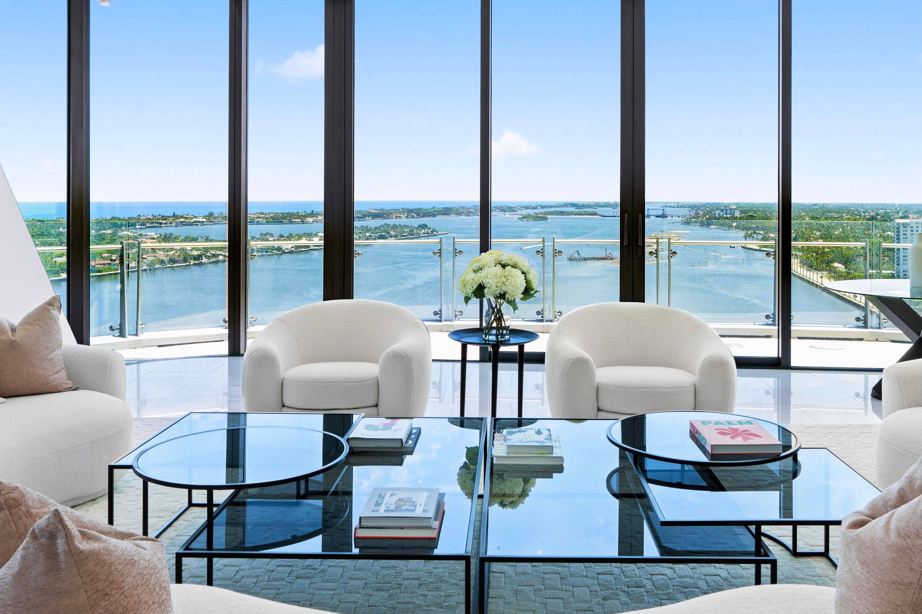 Unquestionably the most magnificent impressive panoramic views are seen as soon as you step inside this one of a kind, ultra luxury SE corner residence at The Bristol.