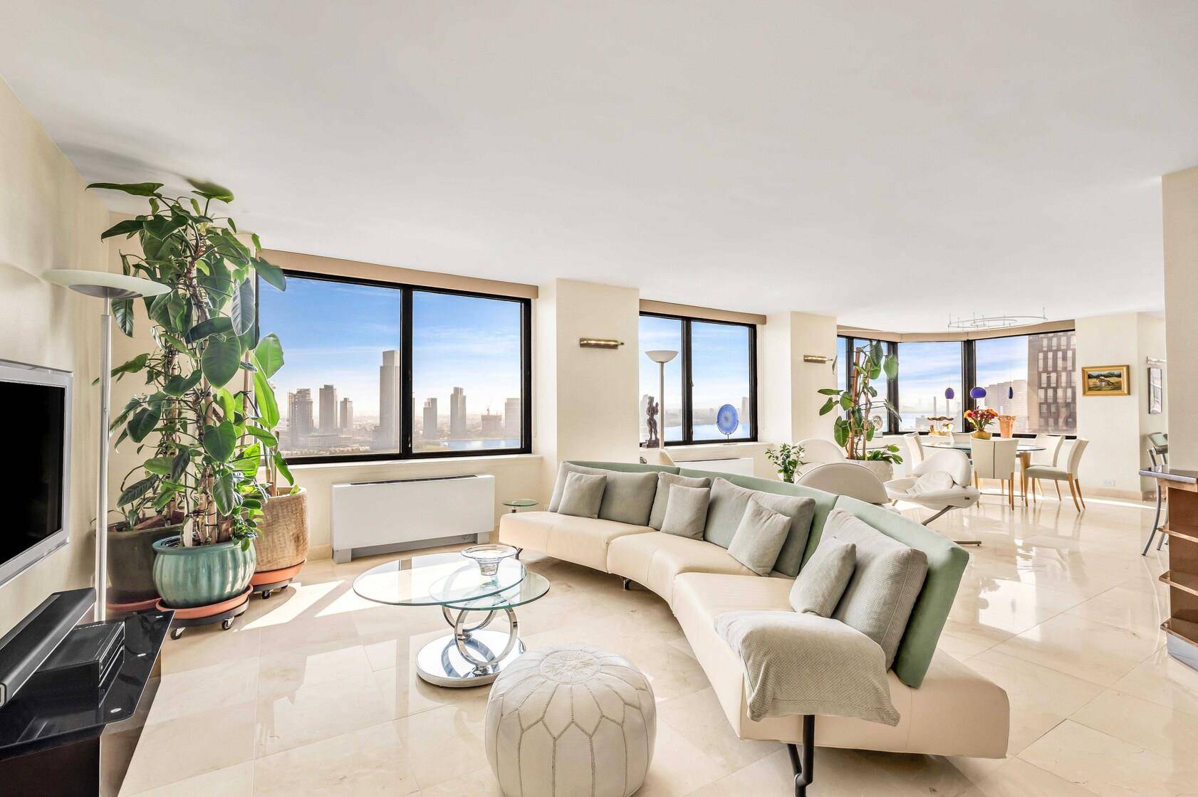 It is all about the EAST RIVER VIEW, OPEN KITCHEN facing the RIVER, EMPIRE STATE, gorgeous RENOVATIONS, JULY 4th FIRE WORKS in front of the apartment, and best FACILITIES, POOL, ...