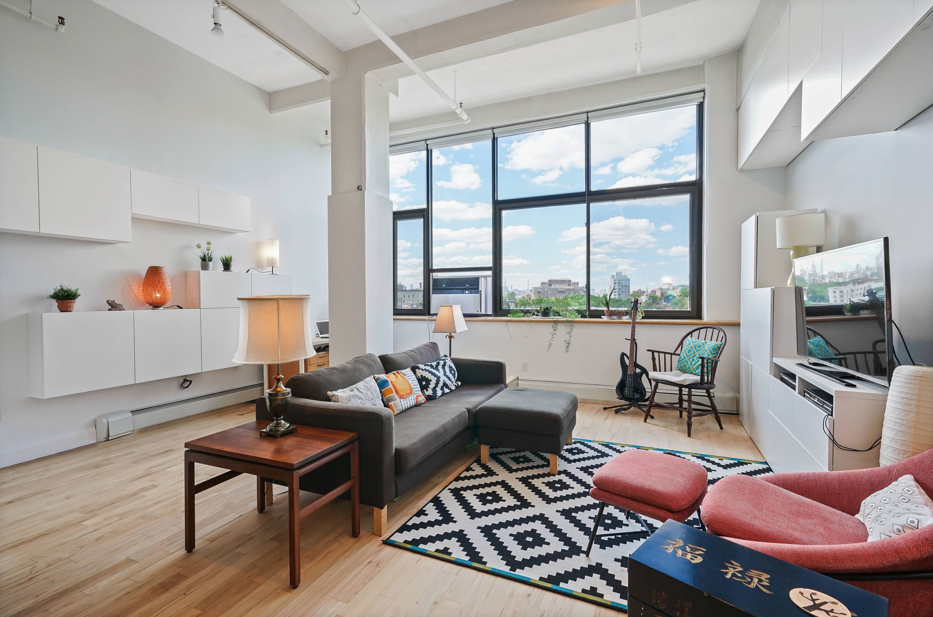 Classic loft living in the iconic Newswalk Building an oasis in the heart of Brooklyn.