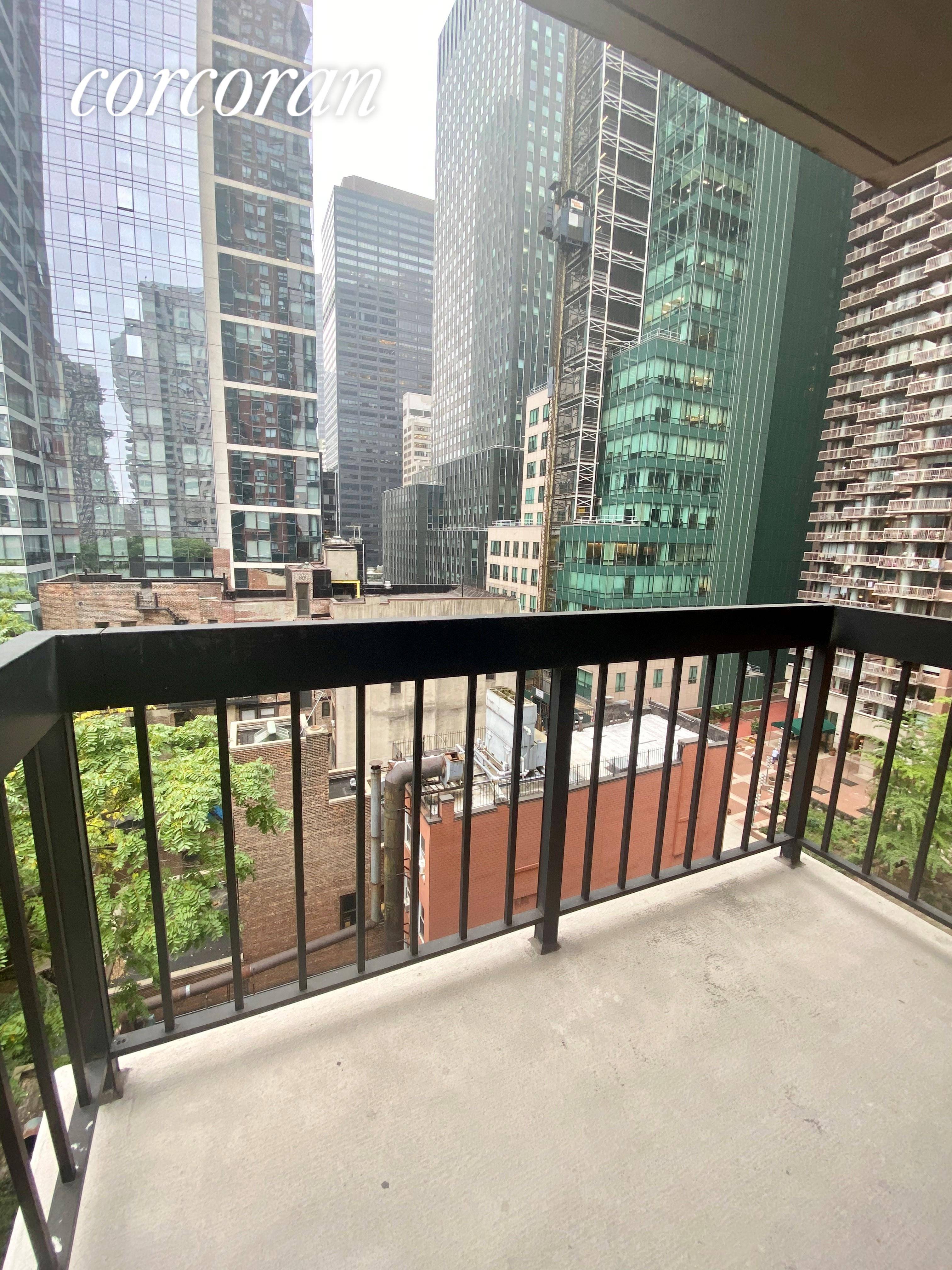 Gorgeous and Spacious 1 Bed, 1 Bath With Balcony in a Full Service Condo Building in Prime Murray Hill !