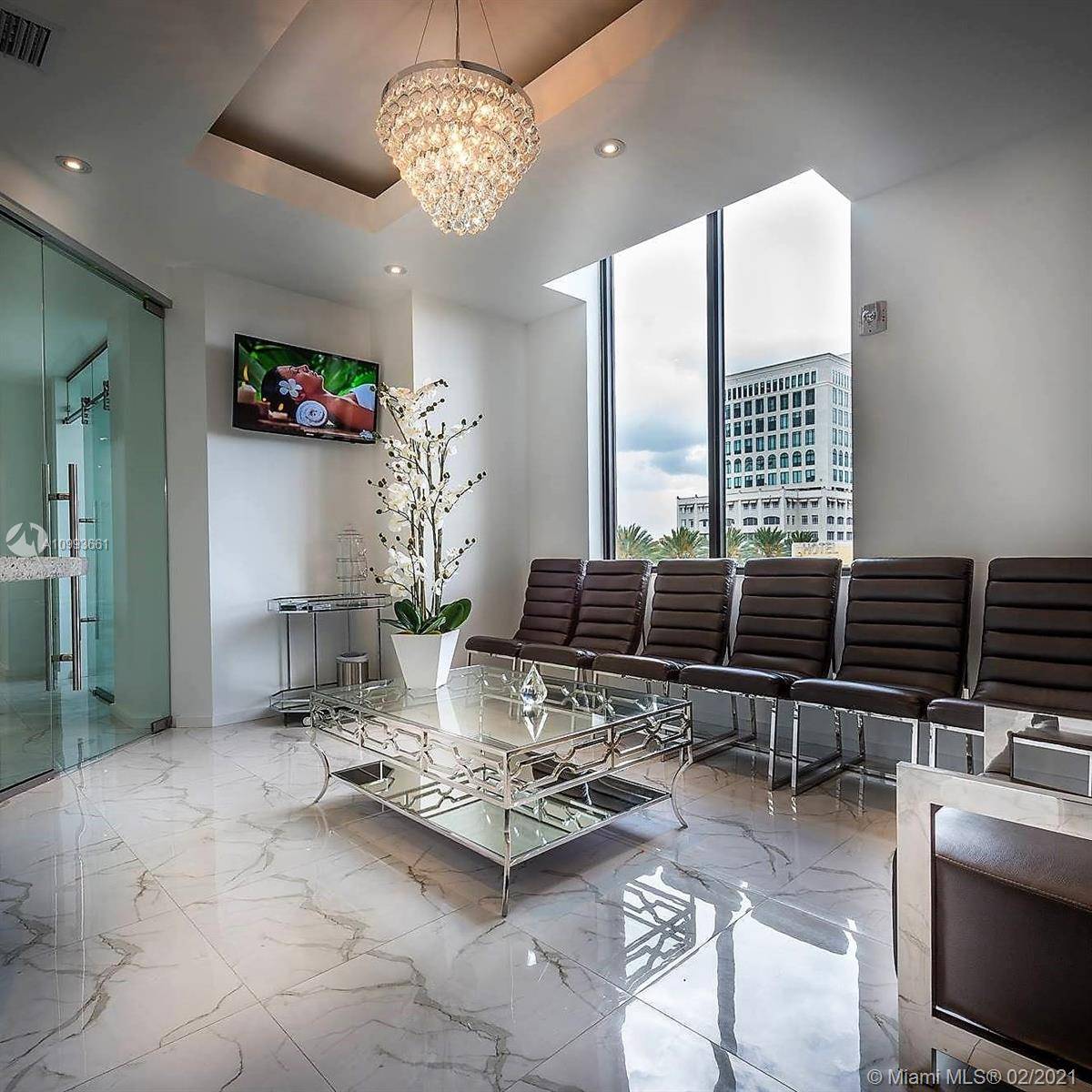 Investment opportunity, Medical Office condo built out for dentistry and leased to Miami Smile Institute.