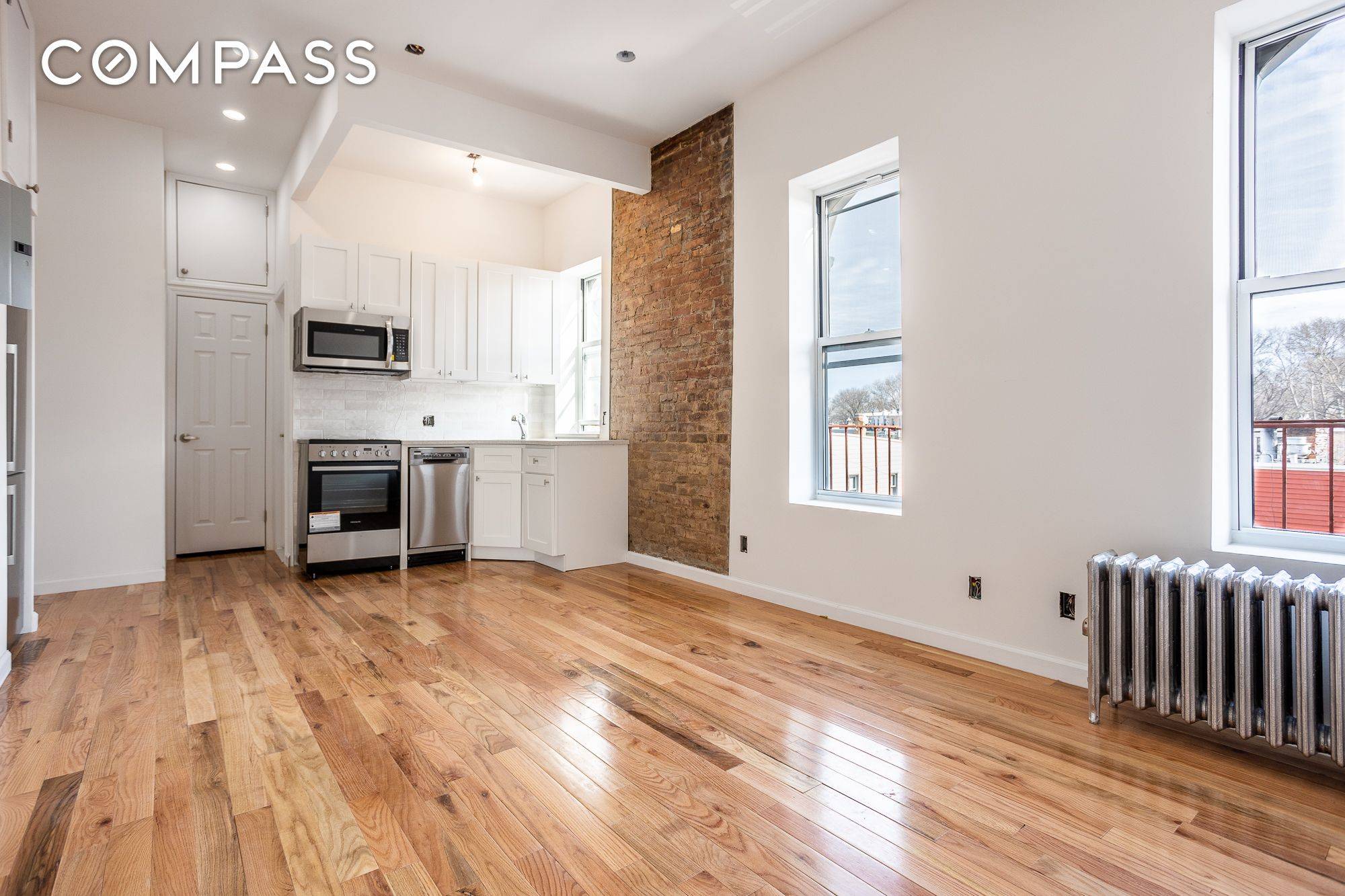 Inside this newly renovated, spacious, sun drenched 3 bedroom, 2 bathroom apartment you ll find beautifully refinished hardwood floors and plenty of windows.