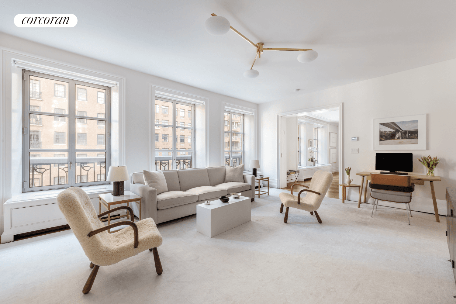 Considered one of the best floorplates in the building, apartment 5W is being offered for the first time at 135 West 79 Street.