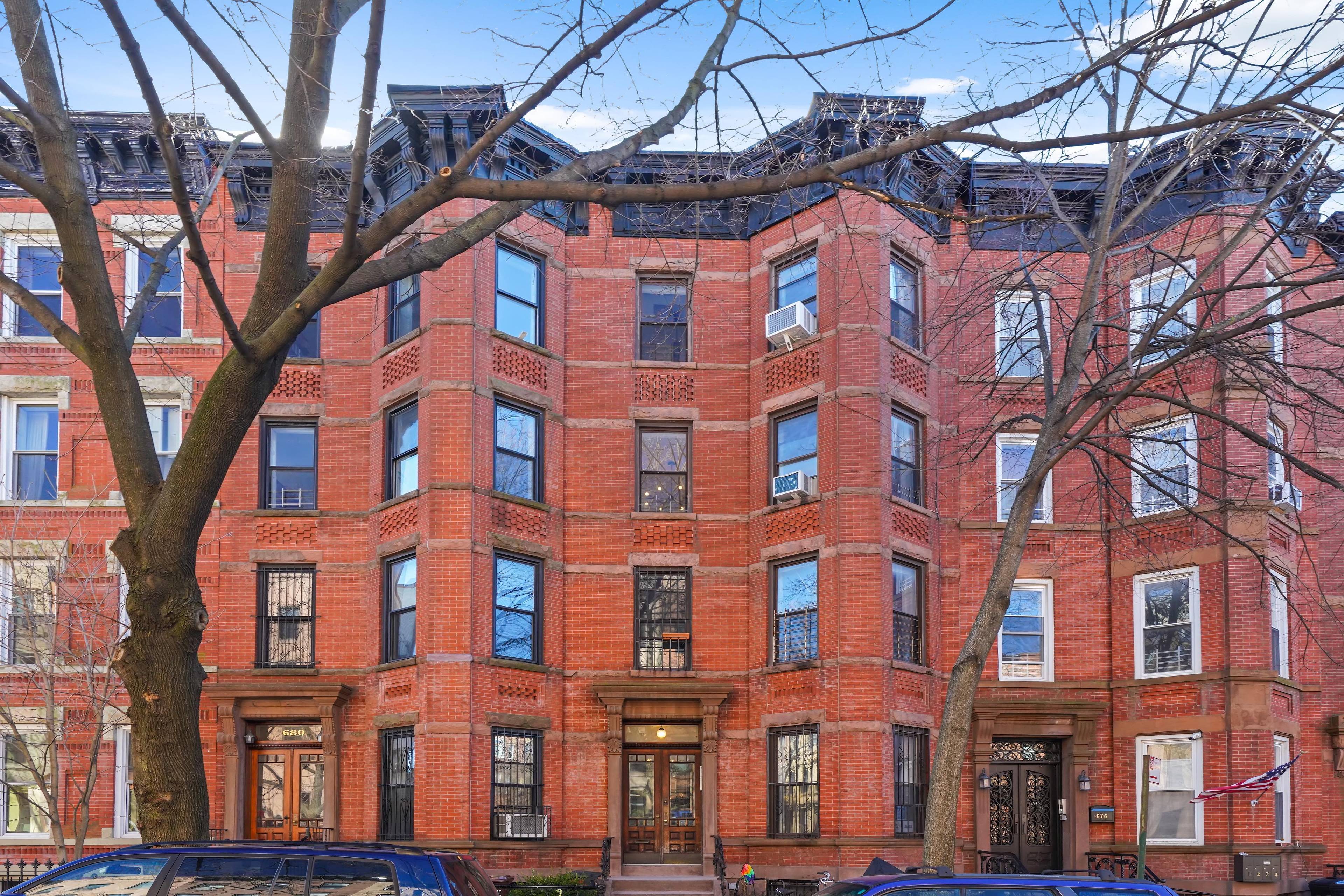 Located on Carroll Street, an idyllic tree lined block in prime Park Slope, this Two bedroom, currently configured as a Three bedroom is not to be missed.