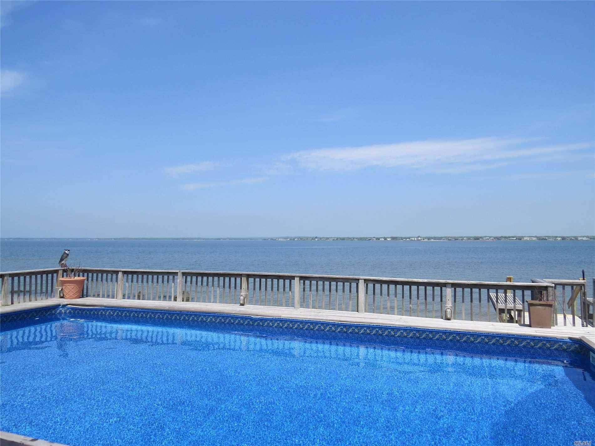 Open Bayfront Beach House with Spectacular Views and Sunsets !